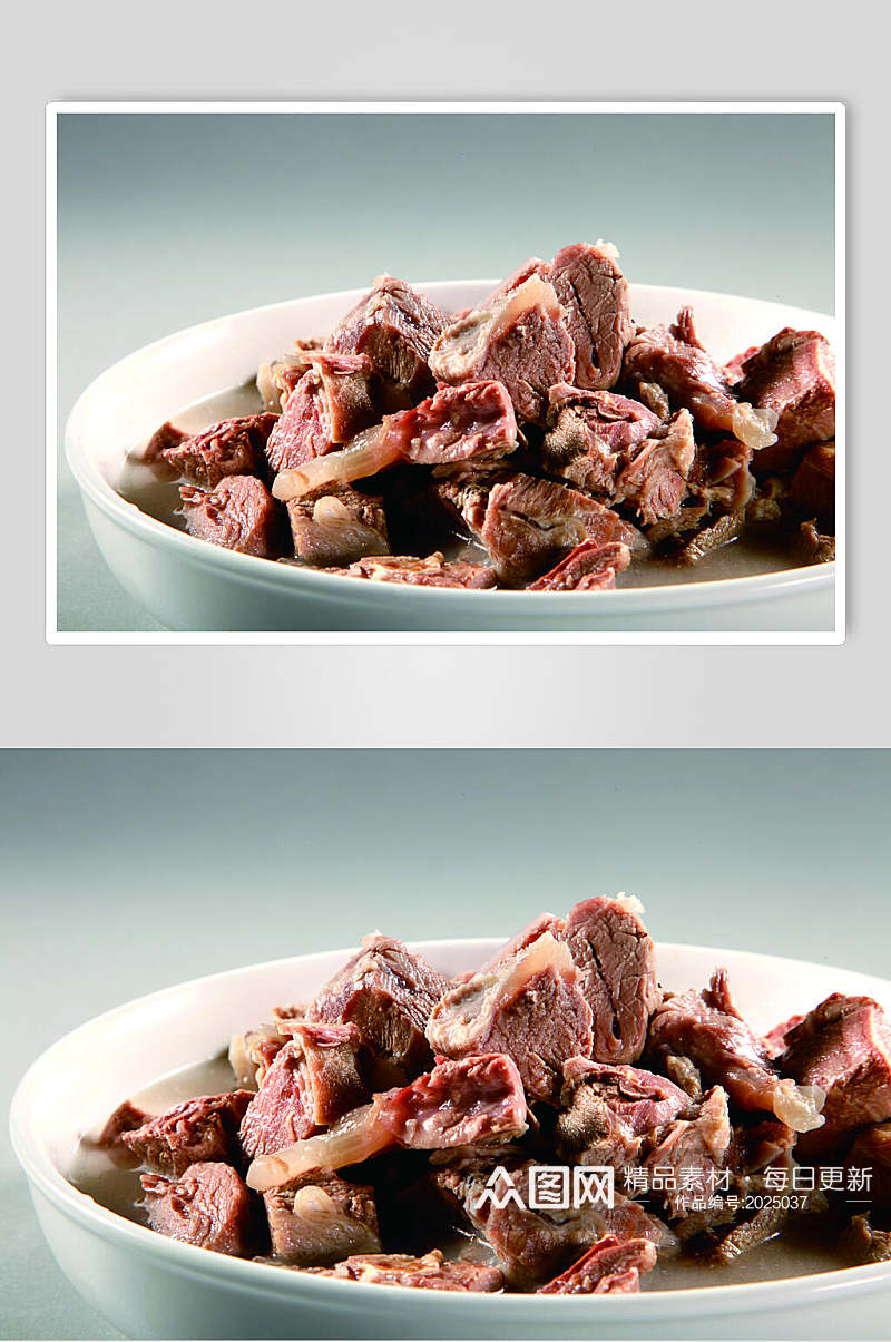营养健康白切羊肉美食图片素材