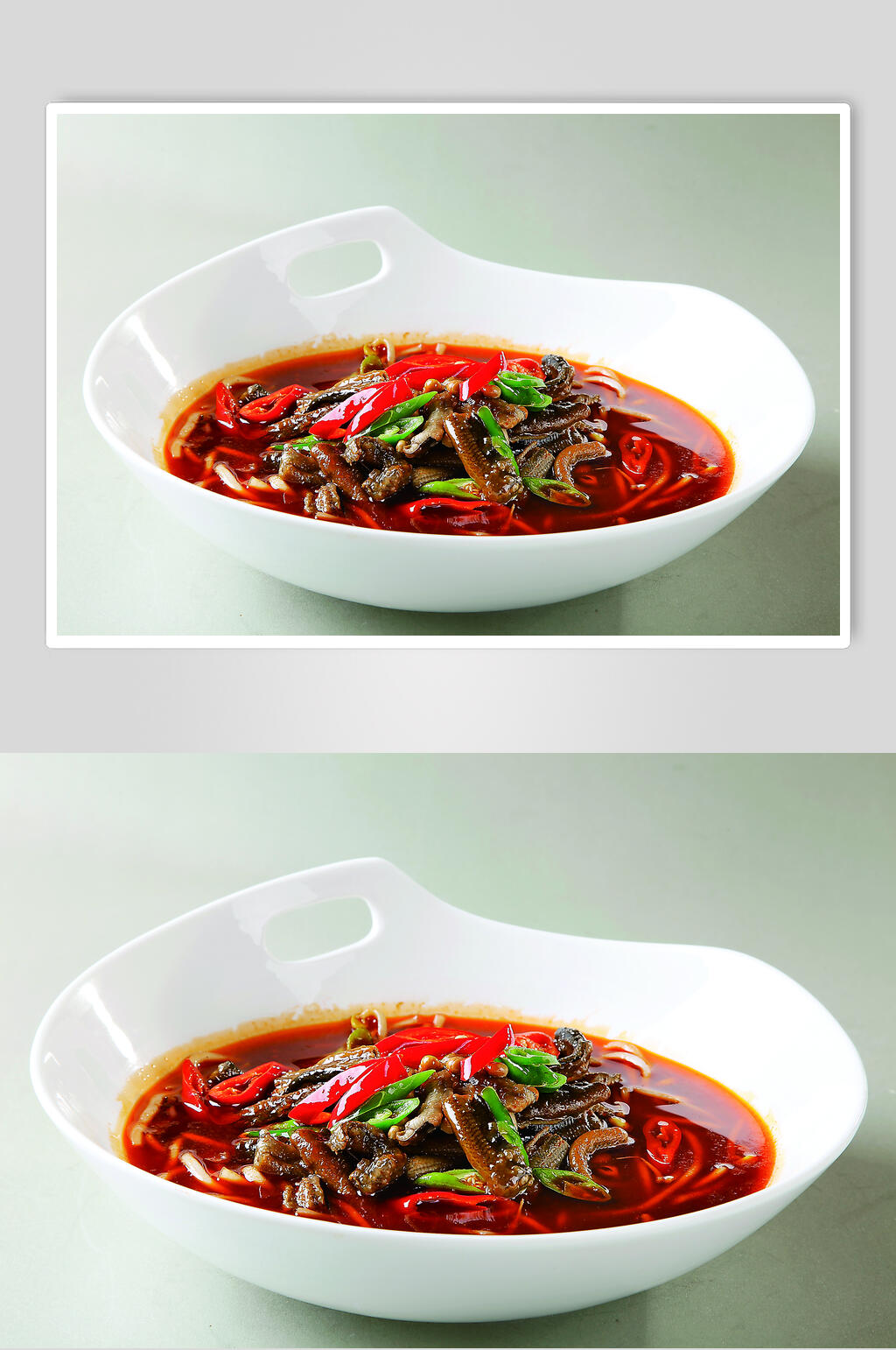 红油招牌鳝柳美食图片素材