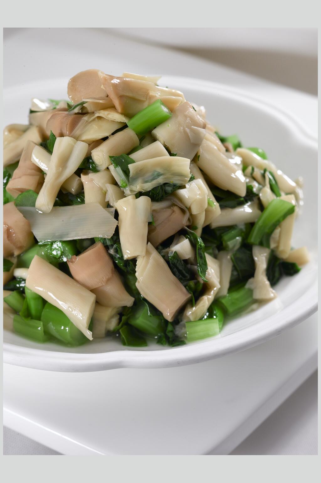 青菜拌蔗苗食品图片素材