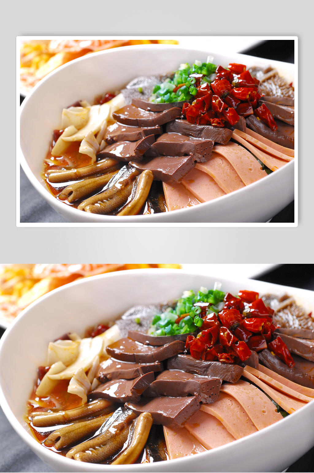 精品热菜毛血旺餐饮实拍图片素材