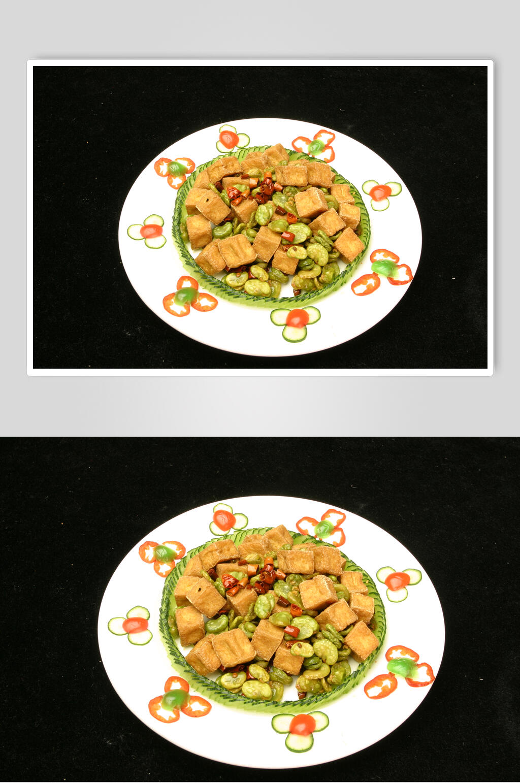茴香豆腐美食图片素材