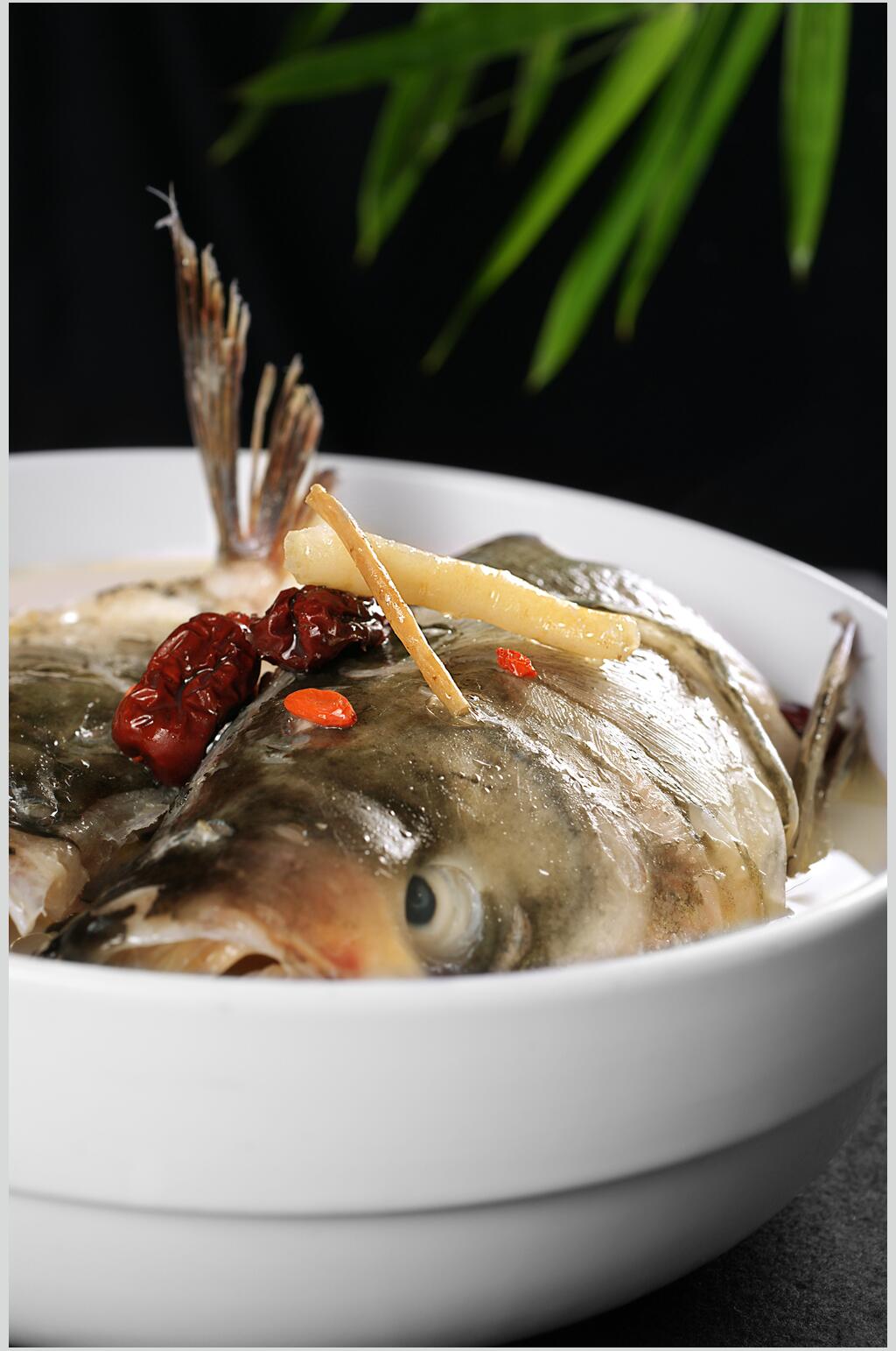 滋补鱼头食物高清图片素材