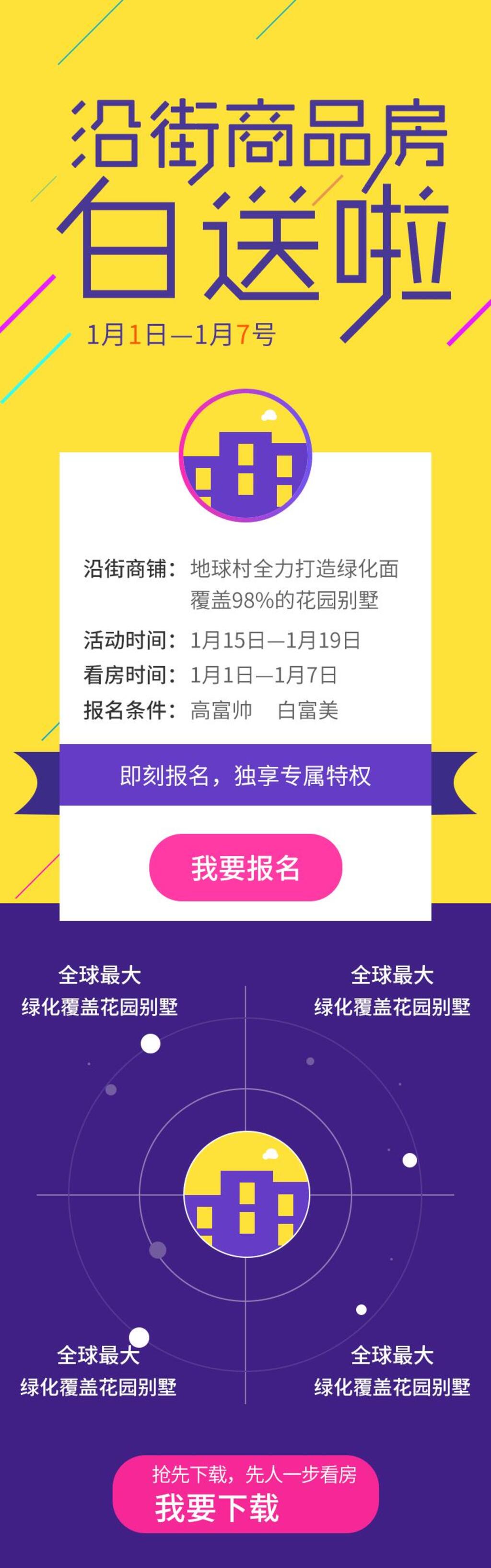 沿街商品房H5宣传长图素材