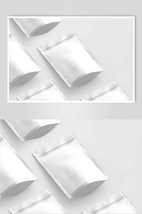 包装样机立即下载零食食品袋自立袋包装样机粽子塑封袋零食食品包装袋