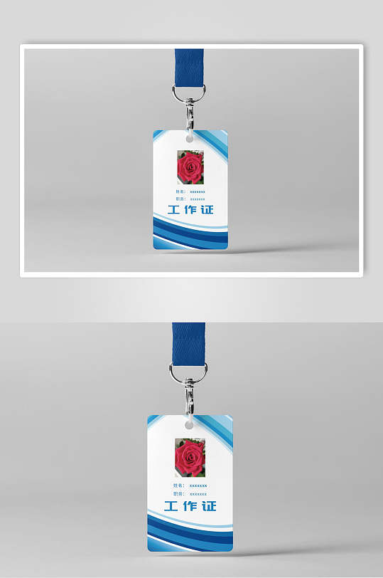 蓝胸卡图片-蓝胸卡设计素材-蓝胸卡模板下载-众图网