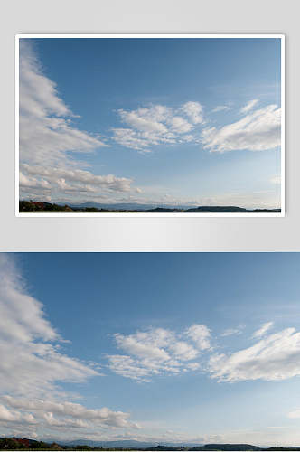 天空蓝天白云风景摄影图片