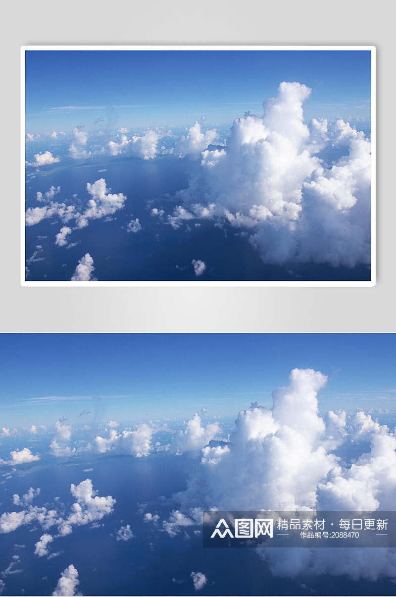 纯净天空云彩风景图片素材