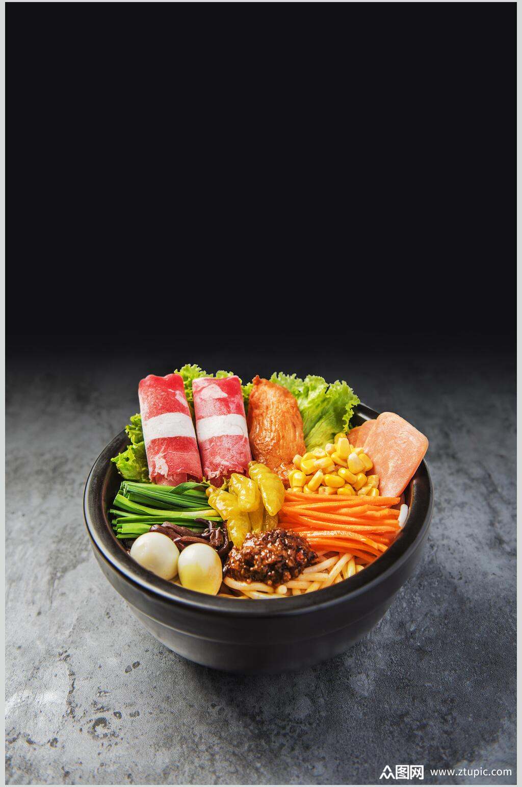 美味砂锅米线食品图片素材