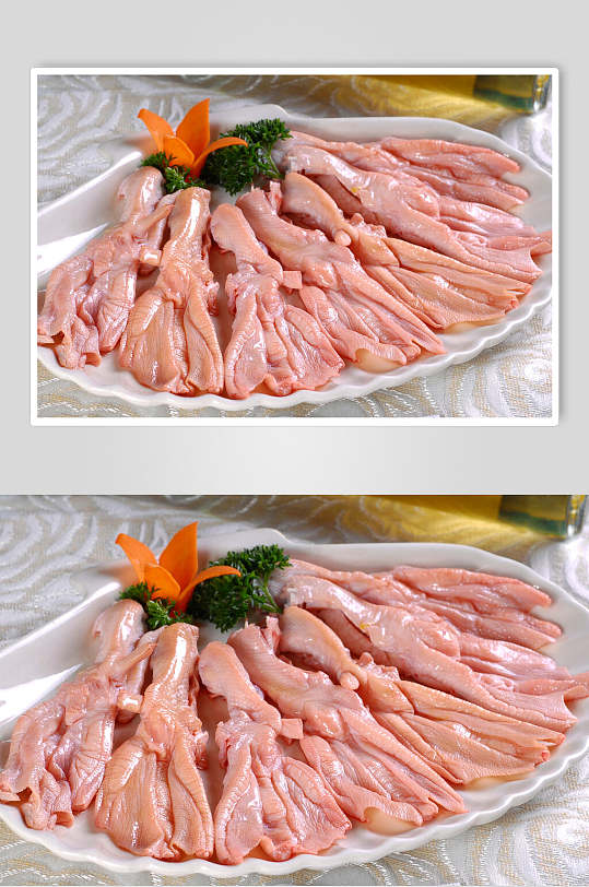 精品鸭掌鸭爪火锅食料食物摄影图片