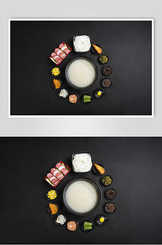美味营养火锅米线美食图片