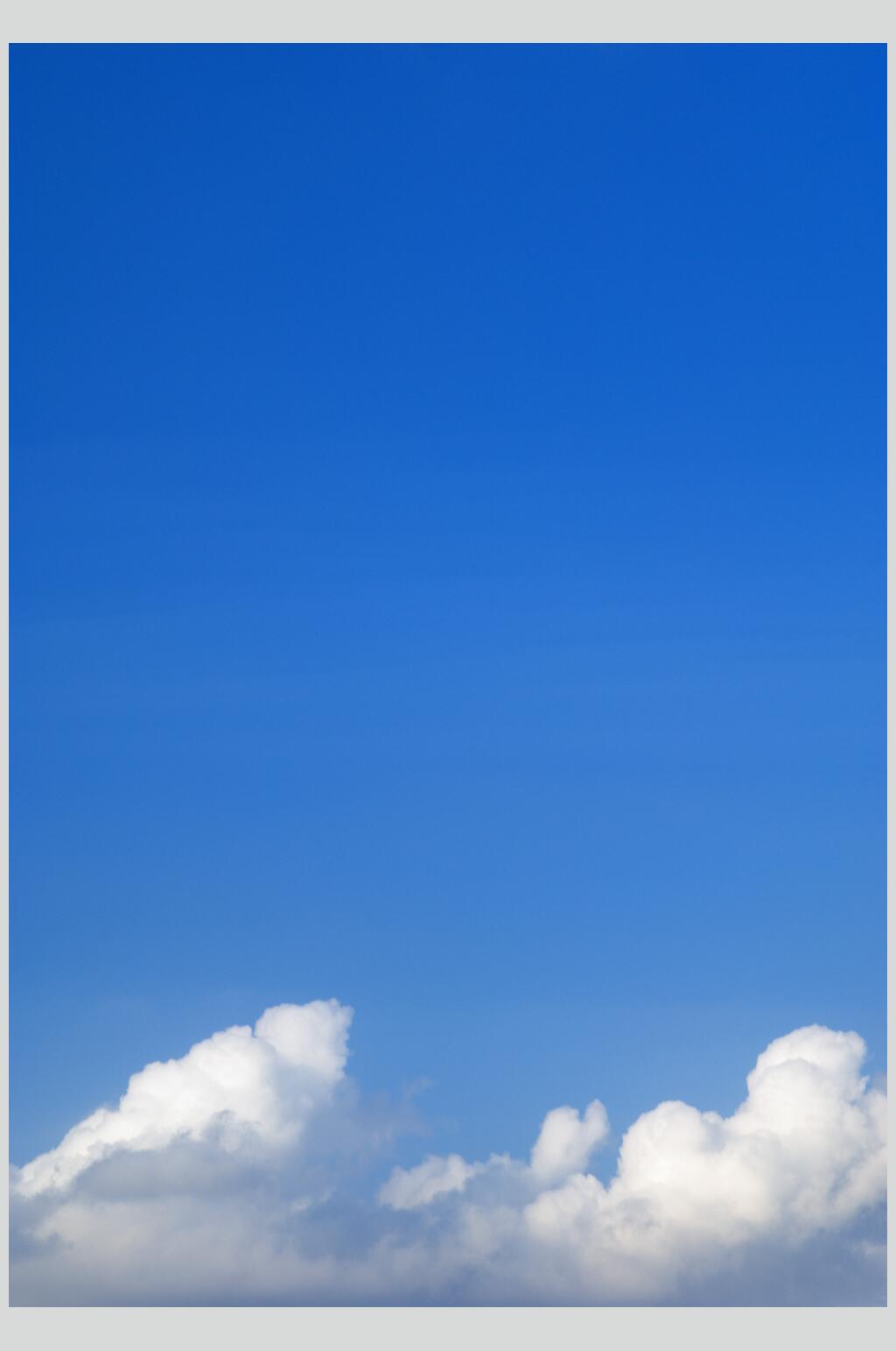 蔚蓝天空高清图片素材