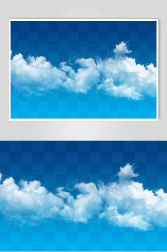 蓝天白云天空云朵素材