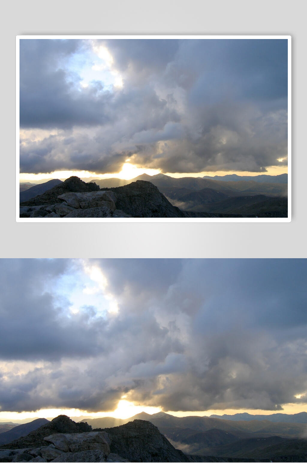 云海朝霞晚霞风景图片素材