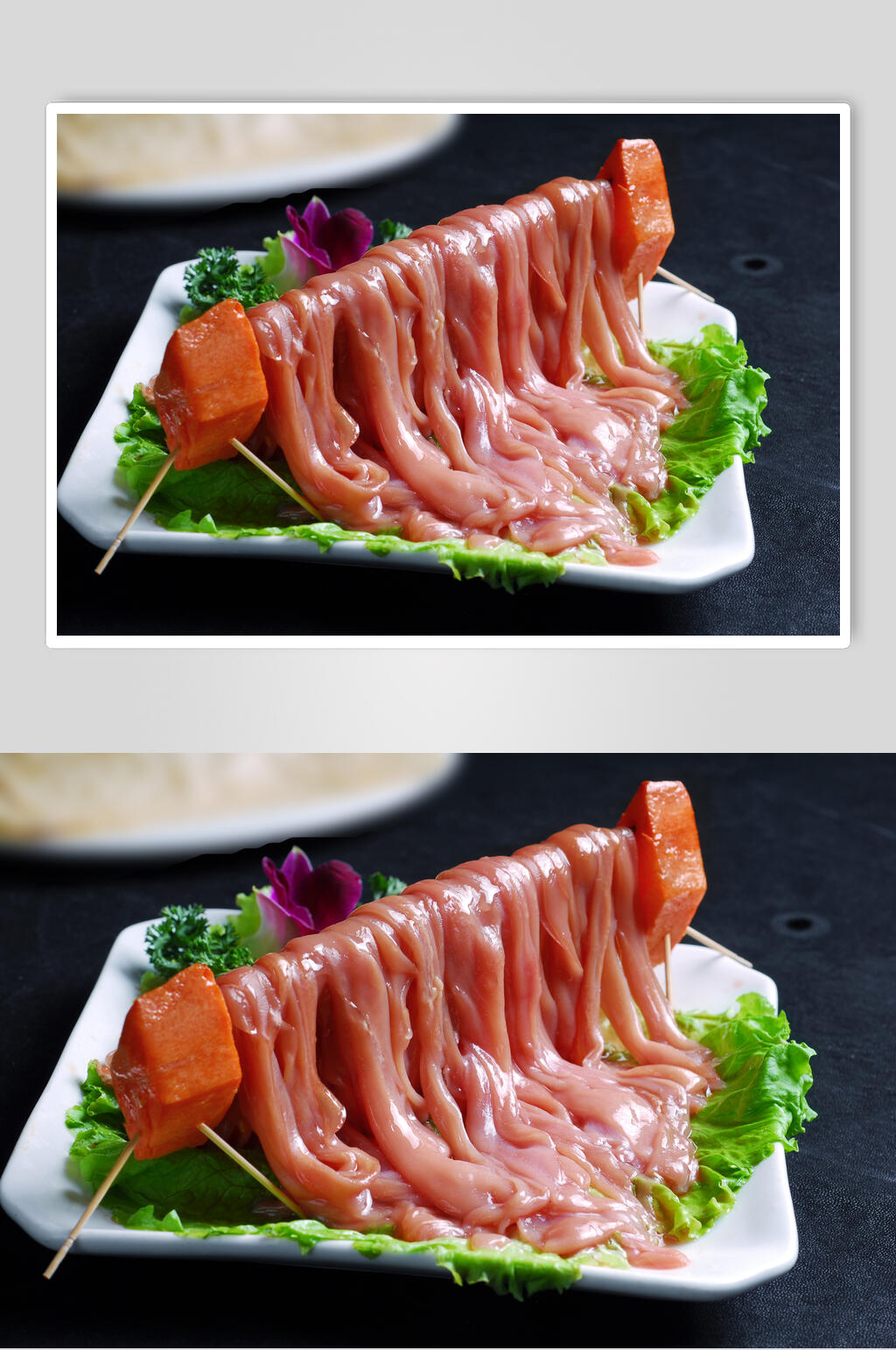 鸭肠火锅食料摄影图片素材