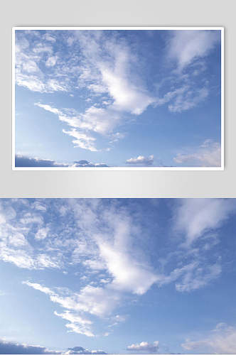 蔚蓝蓝天白云图片