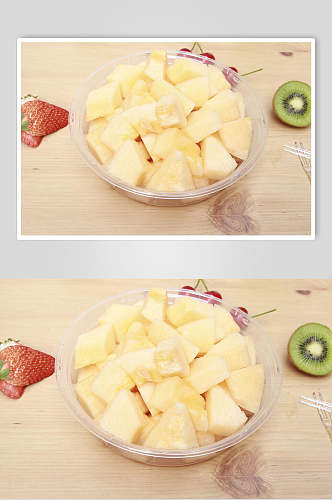 哈密瓜食品图片水果捞食品图片