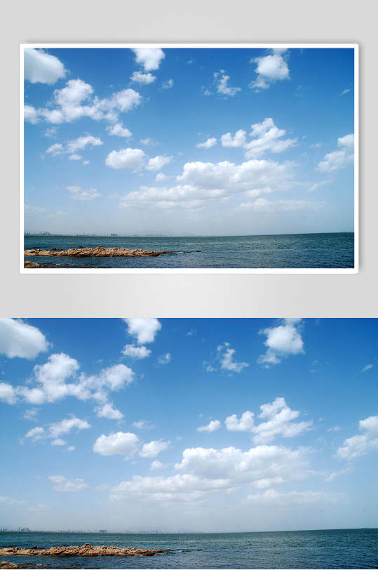 海水天空风景图片