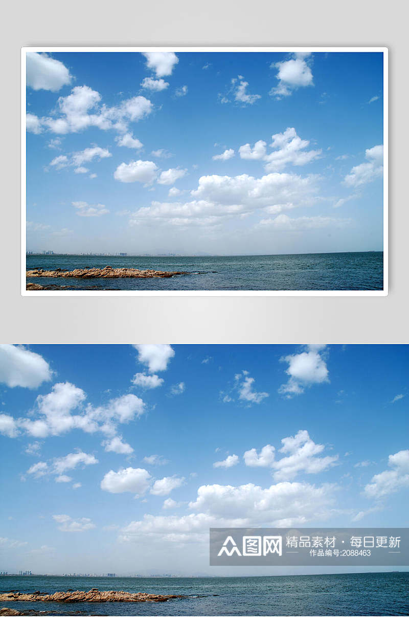 海水天空风景图片素材