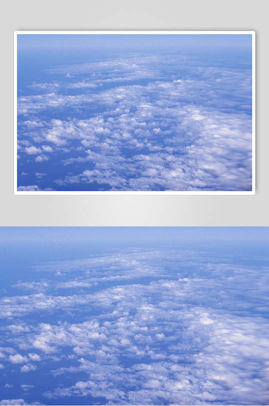 蔚蓝天空云彩风光高清图片