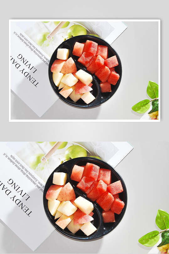 西瓜苹果水果食物图片