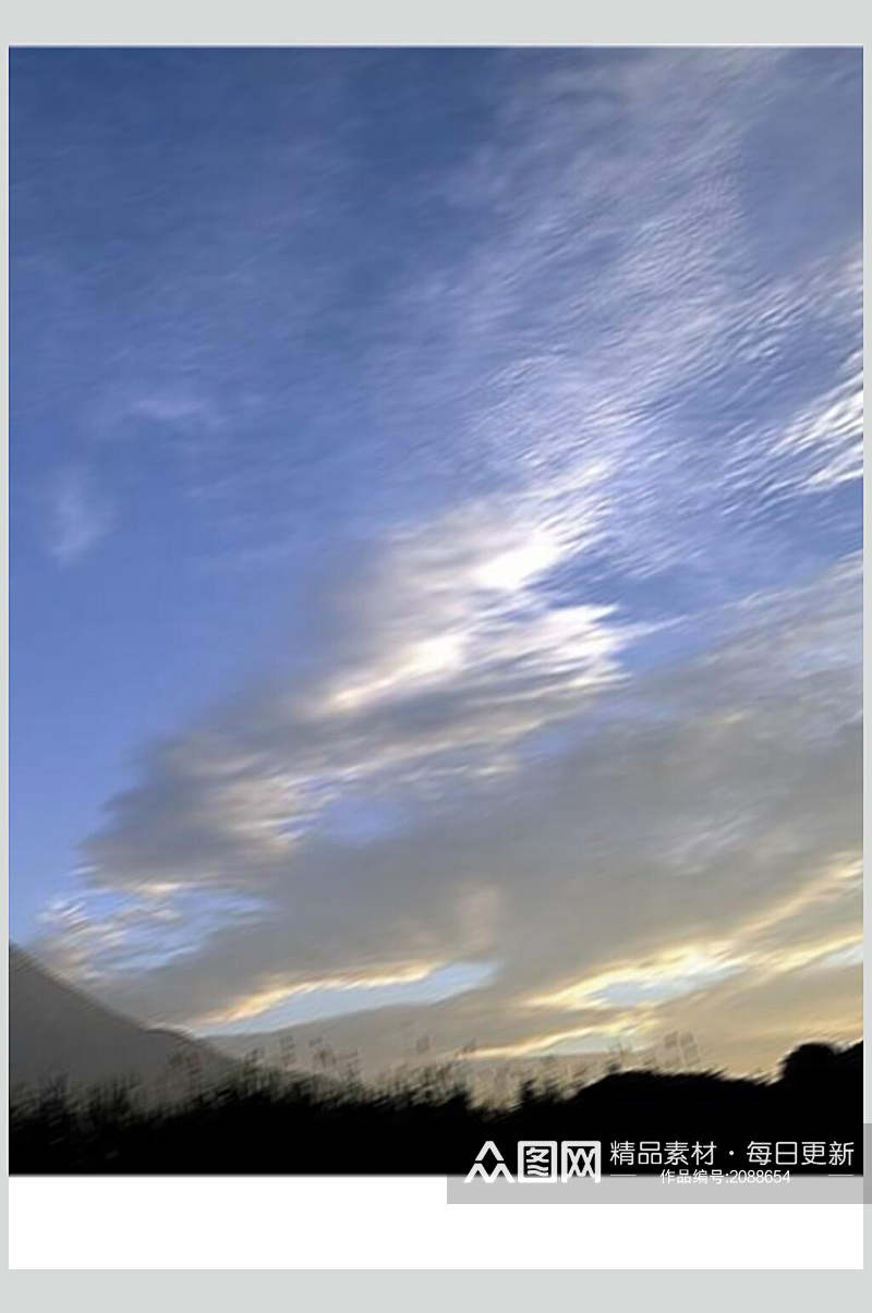 创意白云天空风景图片素材
