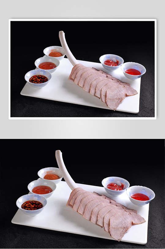 酱料羊肉火锅食料食物摄影图片