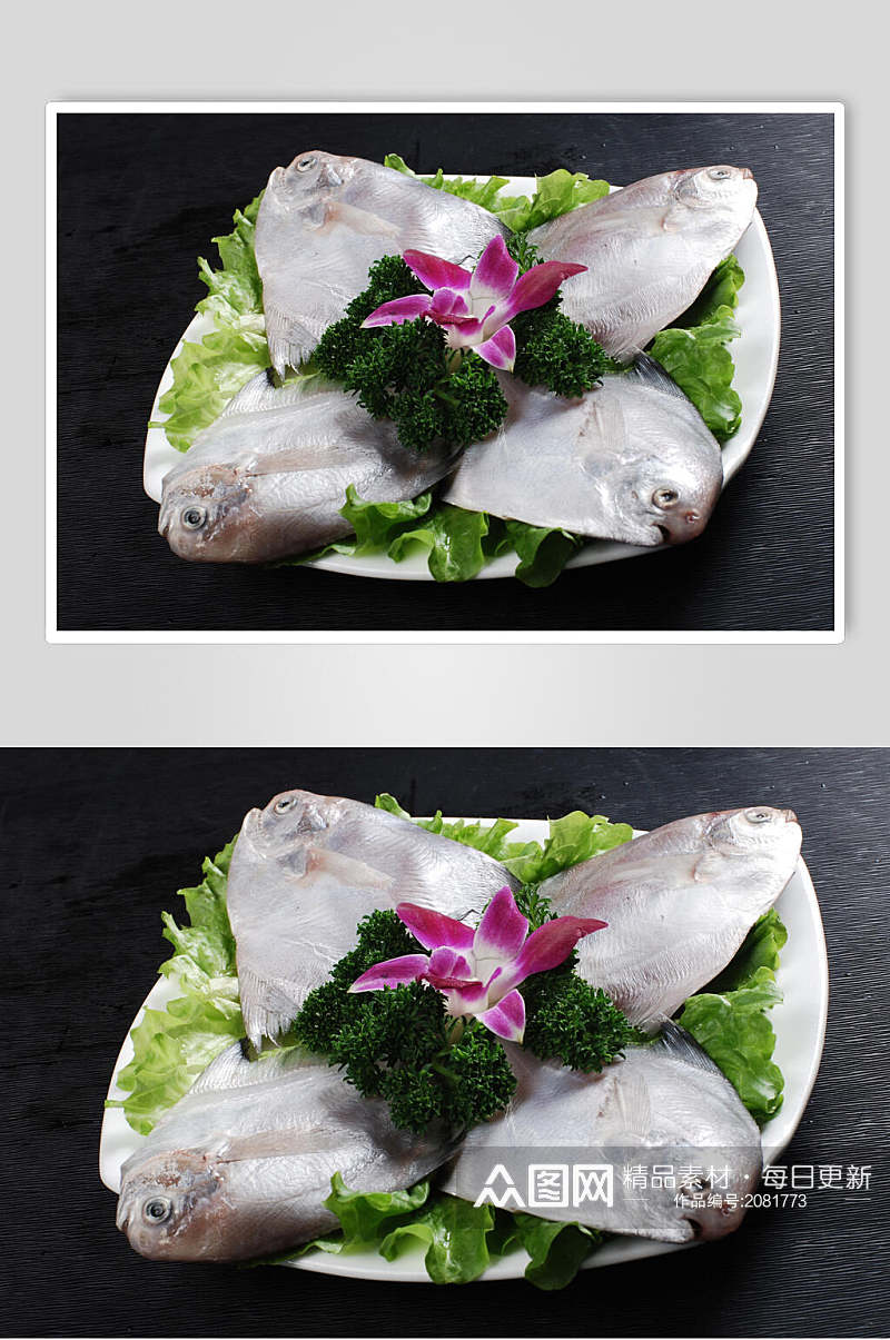 扁鱼鱼头火锅食料美食图片素材