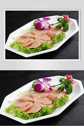 精品午餐肉火锅食料食物摄影图片