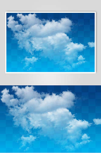 蓝天白云天空云朵素材
