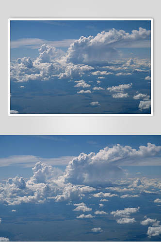蓝天白云天空云彩风光摄影图片