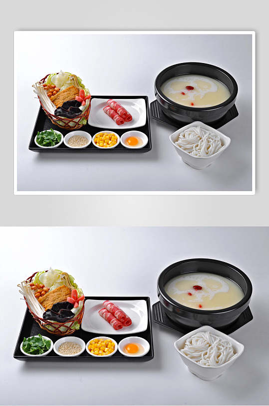 营养丰富火锅米线美食图片