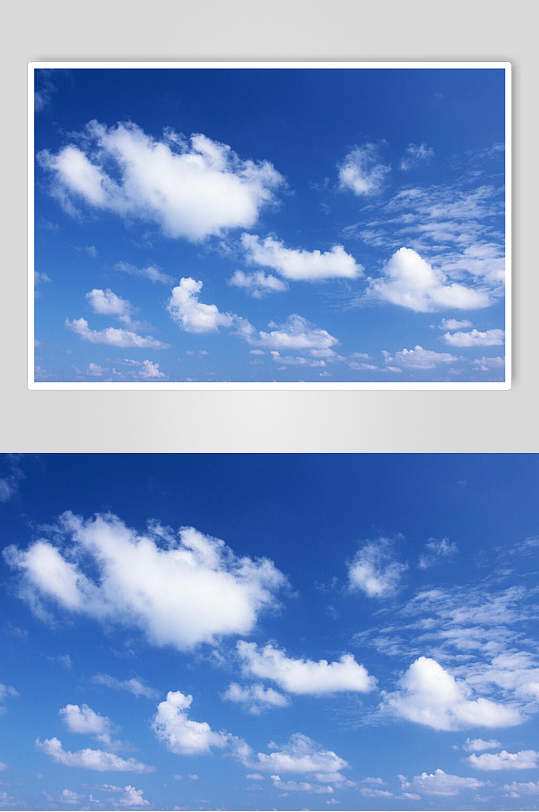 蓝天白云背景图片-众图网
