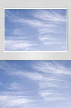 洁白天空蓝天白云风景摄影图片