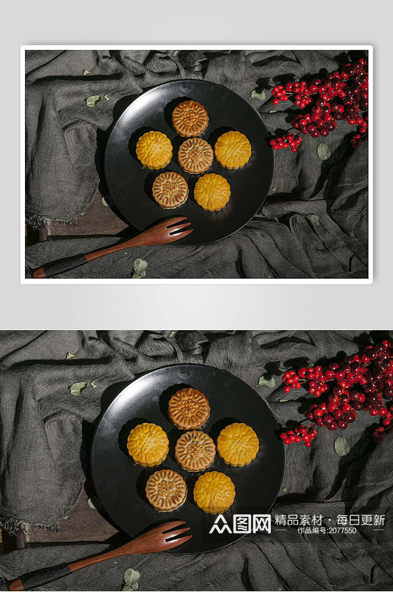特色美味中秋节月饼图片素材