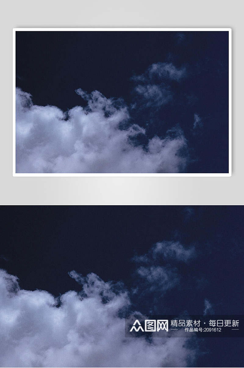 白云美景天空阴天乌云图片素材