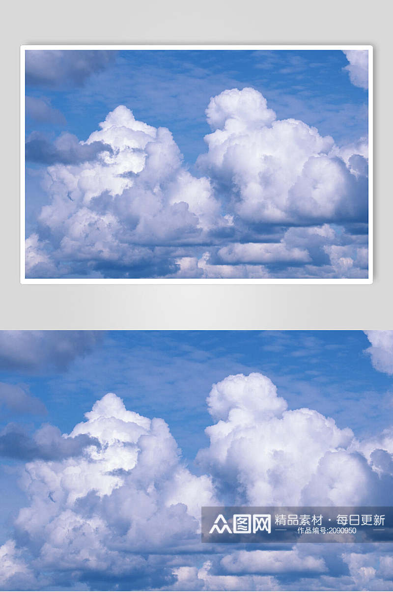蓝天白云背景图片素材