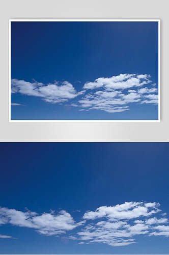 唯美蓝天白云风景图片