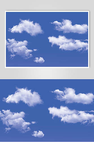 蓝色天空白云图片素材