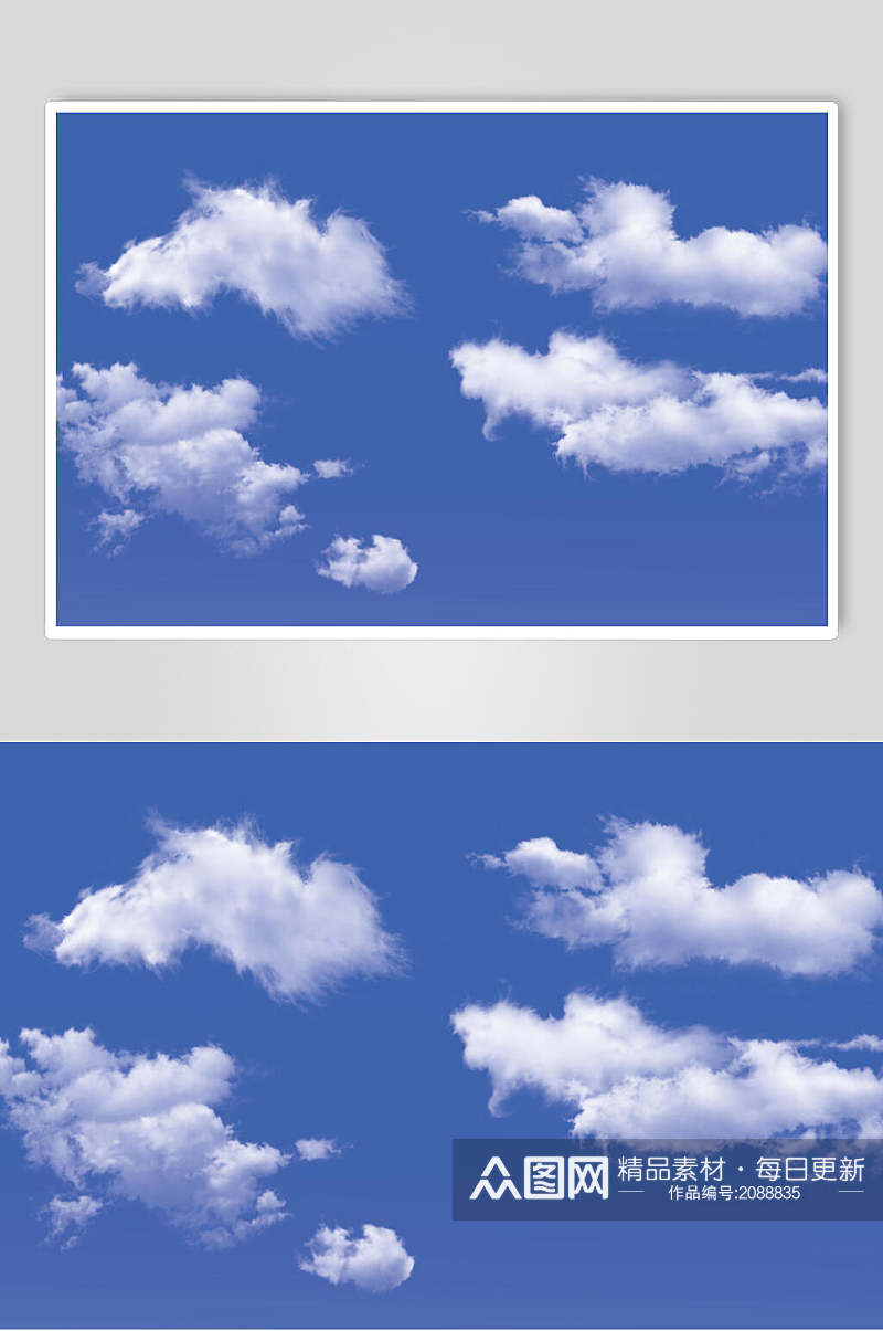 蓝色天空白云图片素材素材