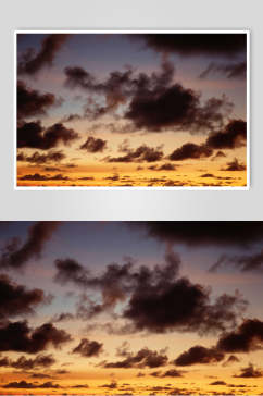 夕阳黄昏高清摄影图片