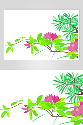简洁中式古典传统花纹植物背景素材