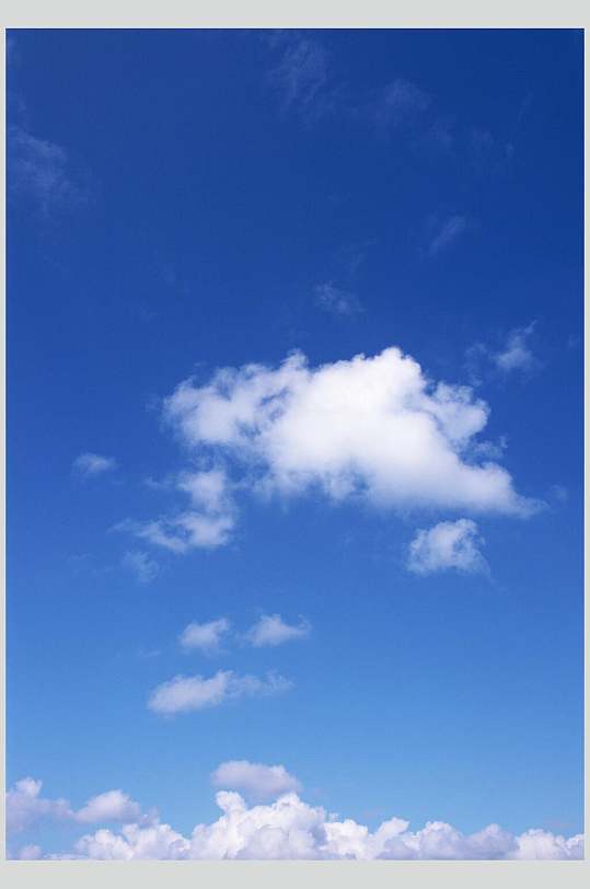 纯净蓝天白云天空风光高清图片