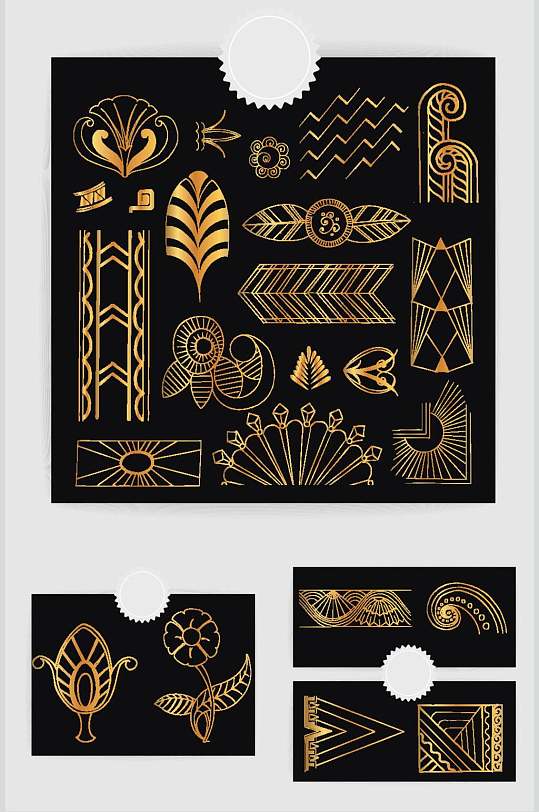 中式烫金图案-中式烫金图案素材-中式烫金图案模板下载-众图网