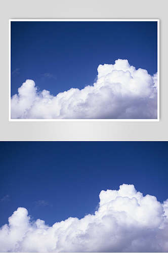 纯净云朵蓝天白云风景图片