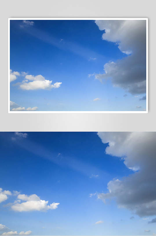 云朵蓝天白云图片