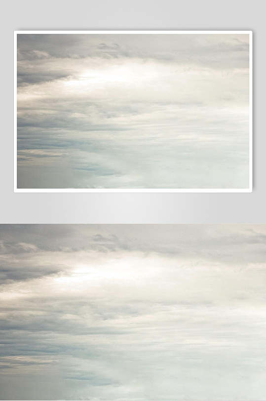 灰色天空白云图片素材