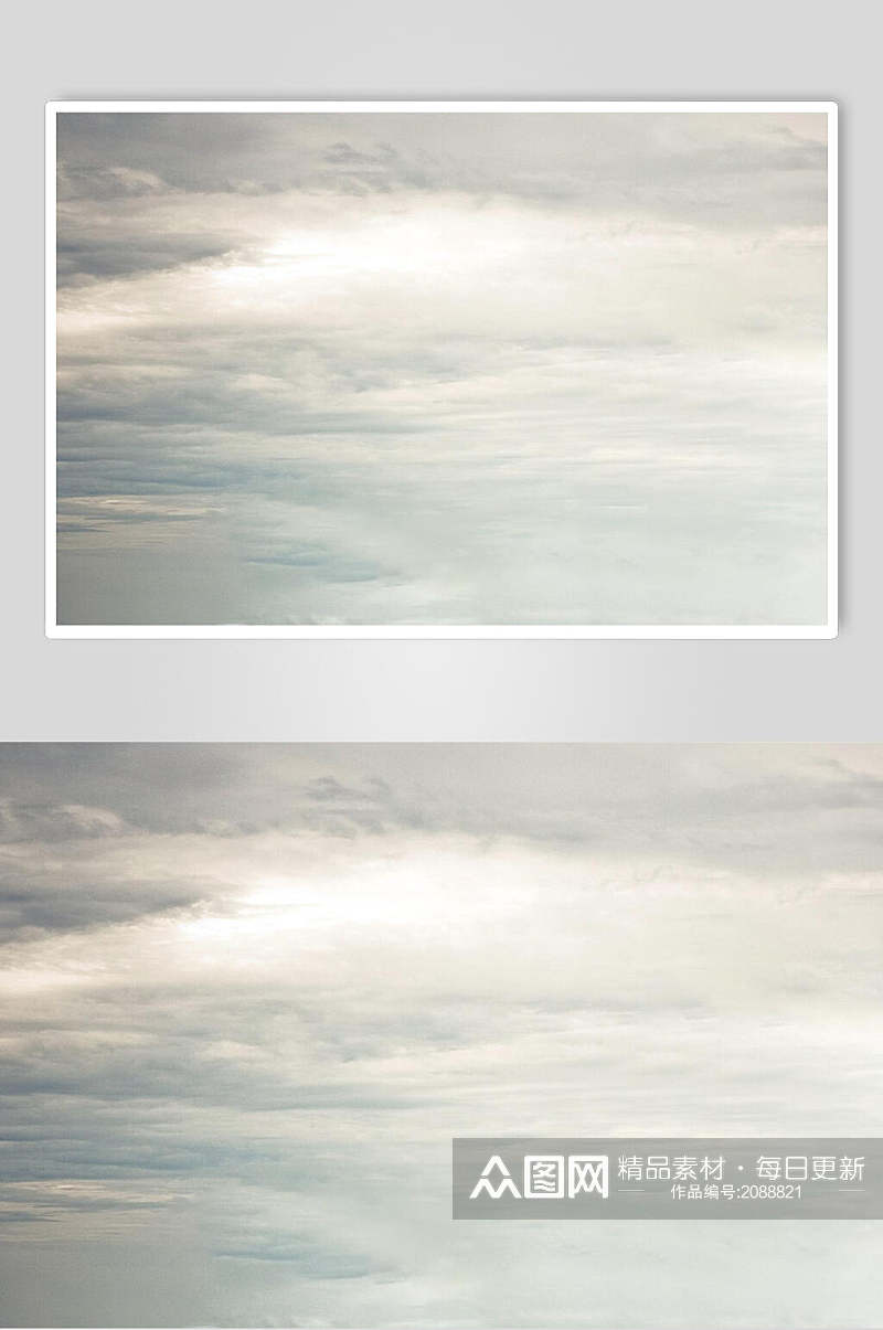 灰色天空白云图片素材素材