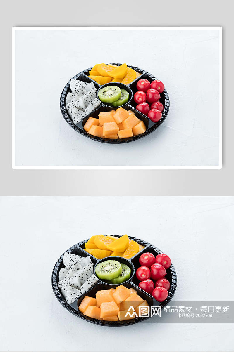 精品水果捞拼盘食品摄影图片素材