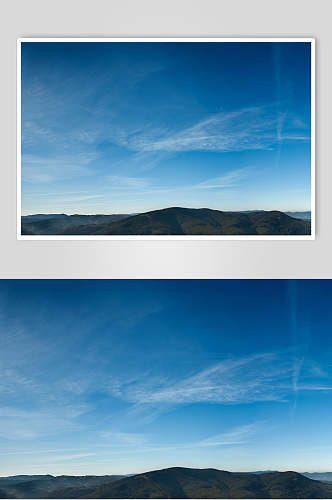 蓝天白云风景摄影图片