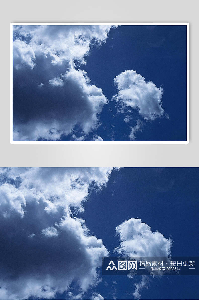 蓝天白云阴天乌云图片素材